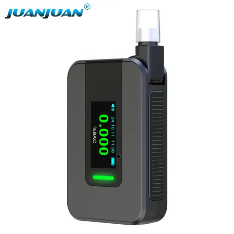 NEW Digital Breath Alcohol Tester Professional Breathalyzer With LCD Display USB Rechargeable Electronic Alcohol Tester Keychain