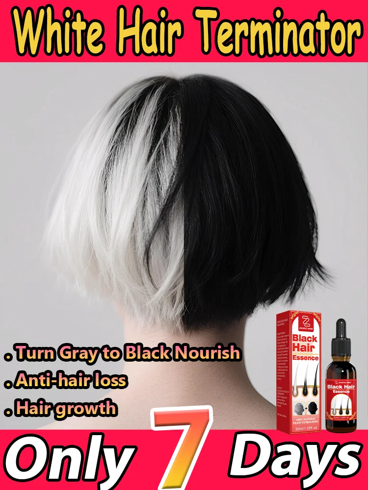 White to Black Hair Serum Gʀᴀʏ Hᴀɪʀ Tʀᴇᴀᴛᴍᴇɴᴛ Nᴀᴛᴜʀᴀʟ Cᴏʟᴏʀ Rᴇᴘᴀɪʀ Nᴏᴜʀɪsʜɪɴɢ Aɴᴛɪ-Hᴀɪʀ Lᴏss Cᴀʀᴇ Mᴇɴ Wᴏᴍᴇɴ
White to Black Hair Serum Gʀᴀʏ Hᴀɪʀ Tʀᴇᴀᴛᴍᴇɴᴛ Nᴀᴛᴜʀᴀʟ Cᴏʟᴏʀ Rᴇᴘᴀɪʀ Nᴏᴜʀɪsʜɪɴɢ Aɴᴛɪ-Hᴀɪʀ Lᴏss Cᴀʀᴇ Mᴇɴ Wᴏᴍᴇɴ