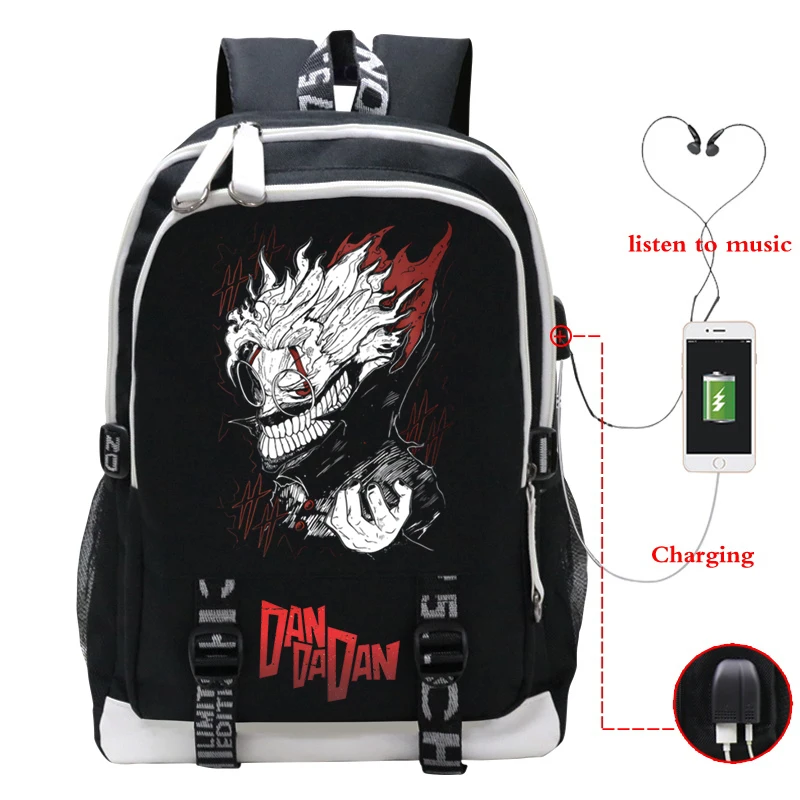 Japanese Anime Dandadan Okarun Backpack For Student Boy Teenager Usb Charging Rucksack Manga Dan Da Dan Travel Backpack Mochila
Japanese Anime Dandadan Okarun Backpack For Student Boy Teenager Usb Charging Rucksack Manga Dan Da Dan Travel Backpack Mochila