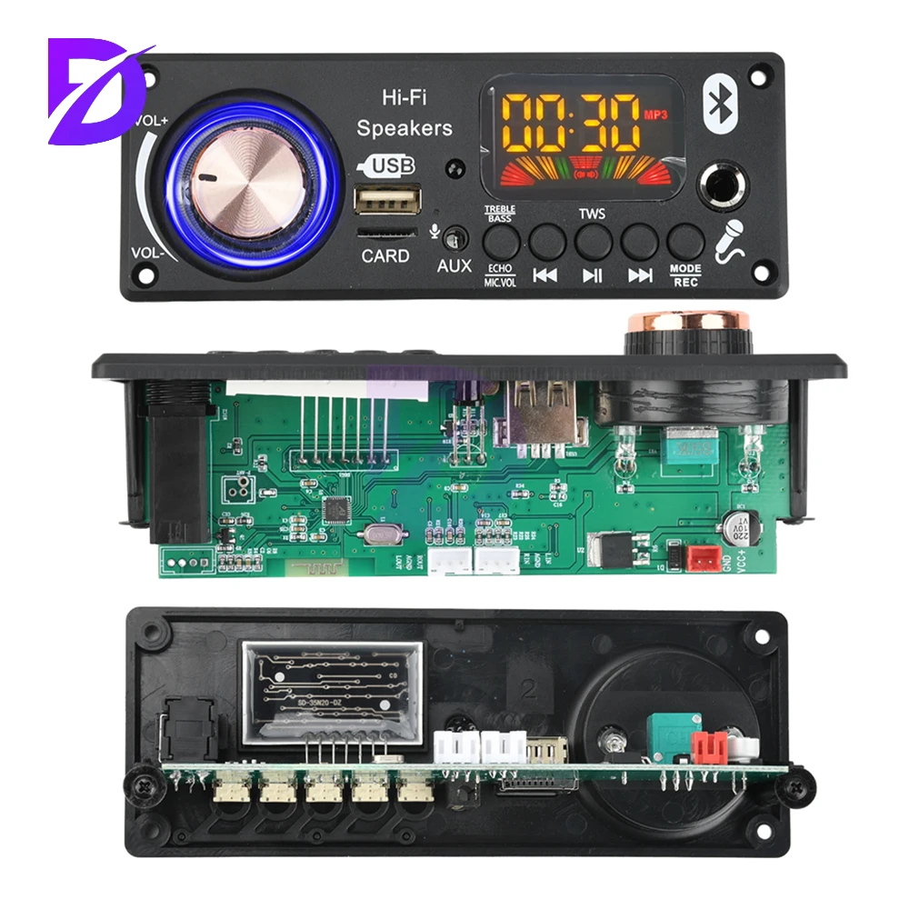 DC 12V MP3 BT Decoding Board Car Audio Mp3 Decoder Bt 5.3 Without Amplifier D185BT 
DC 12V MP3 BT Decoding Board Car Audio Mp3 Decoder Bt 5.3 Without Amplifier D185BT