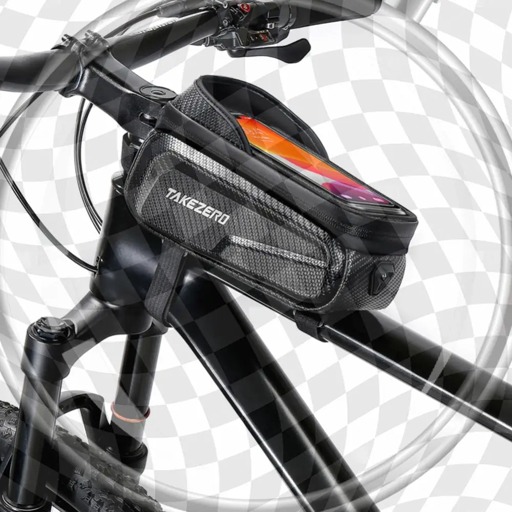 Hard Shell Bicycle Bag Waterproof Rainproof MTB Cycling Head Tube Bag Light Barrier Bicycle Phone Stand Bag for Bike Accessories
Hard Shell Bicycle Bag Waterproof Rainproof MTB Cycling Head Tube Bag Light Barrier Bicycle Phone Stand Bag for Bike Accessories
