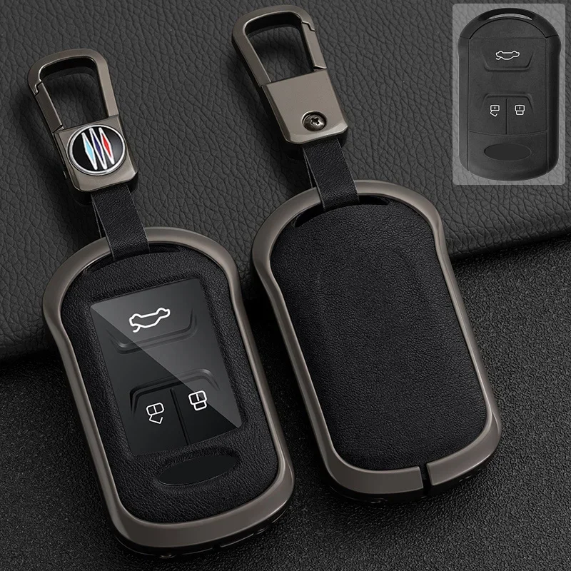 Zinc Alloy + PU Leather Car Key Cover Case for Chery Tiggo 3 8 7 5X Tiggo 4 5txs 3 Buttons Remote Protector Shell
Zinc Alloy + PU Leather Car Key Cover Case for Chery Tiggo 3 8 7 5X Tiggo 4 5txs 3 Buttons Remote Protector Shell
