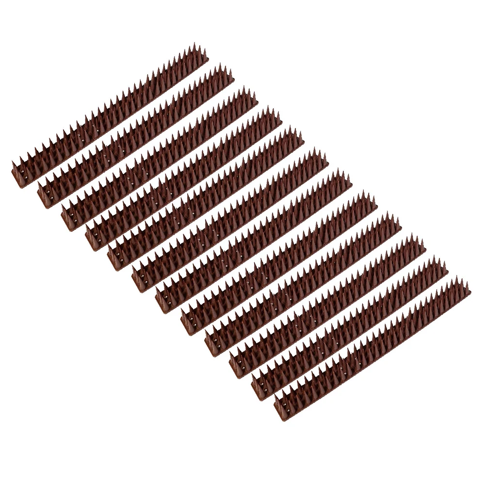 12 pcs Plastic Stainless Steel Bird Spike for Roof Fence Mailbox Prevent Cats Pigeons Small Birds Easy Installation Long Service
12 pcs Plastic Stainless Steel Bird Spike for Roof Fence Mailbox Prevent Cats Pigeons Small Birds Easy Installation Long Service