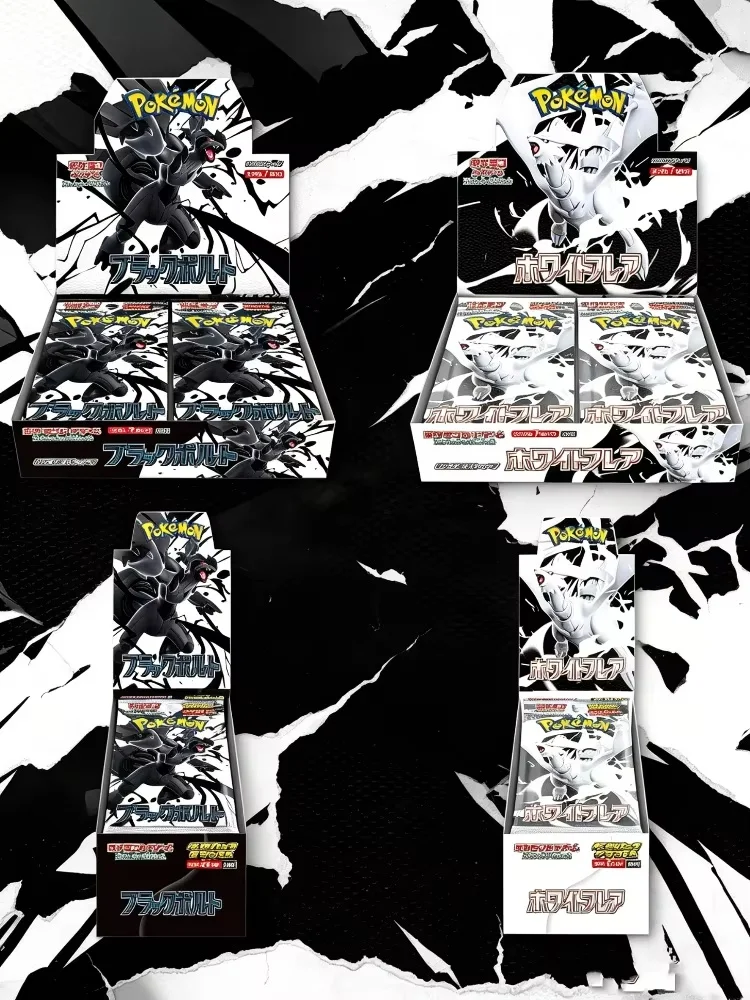 Kayou Pokemon Trading Card Game Japanese Sv11b Sv11w Booster Box, Black Bolt White Flare Zekrom Reshiram Sealed Collectible Gift
Kayou Pokemon Trading Card Game Japanese Sv11b Sv11w Booster Box, Black Bolt White Flare Zekrom Reshiram Sealed Collectible Gift