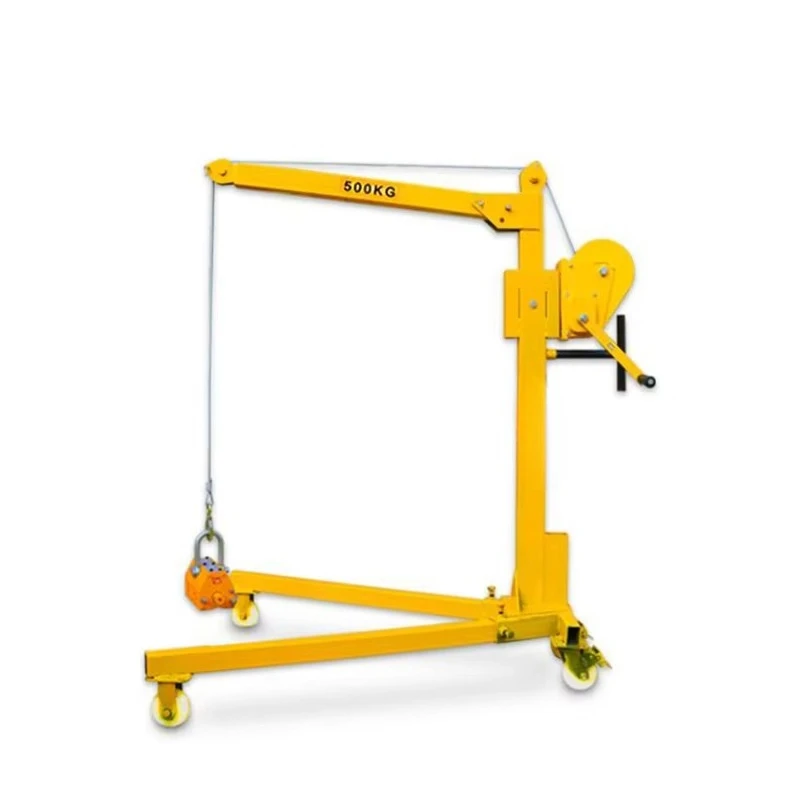 360 Degree Mobile Wheeled Crane 200KG 300KG 500KG Manual Mini Portable Lifting Tool Industrial Household Load Moving Equipment
360 Degree Mobile Wheeled Crane 200KG 300KG 500KG Manual Mini Portable Lifting Tool Industrial Household Load Moving Equipment
