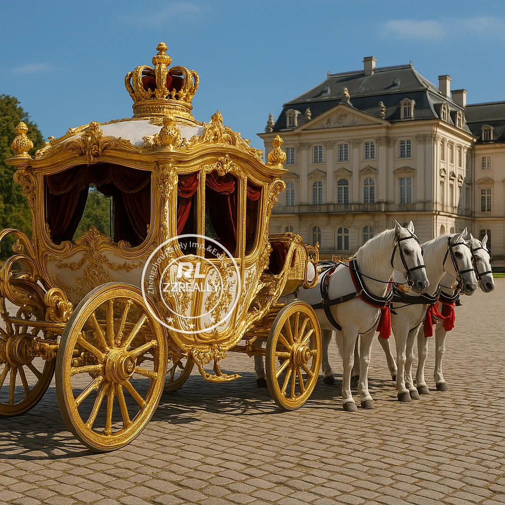 Hot Sale Electric special transportation Pumpkin Horse Carriage for Sale Horse Wagon white Manufacturer 
Hot Sale Electric special transportation Pumpkin Horse Carriage for Sale Horse Wagon white Manufacturer