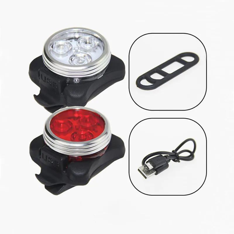Super Bright Bike Light Set USB Rechargeable, Ultralight Waterproof Road / MTB Light Double Lamp Front light LED Bike Taillight
Super Bright Bike Light Set USB Rechargeable, Ultralight Waterproof Road / MTB Light Double Lamp Front light LED Bike Taillight