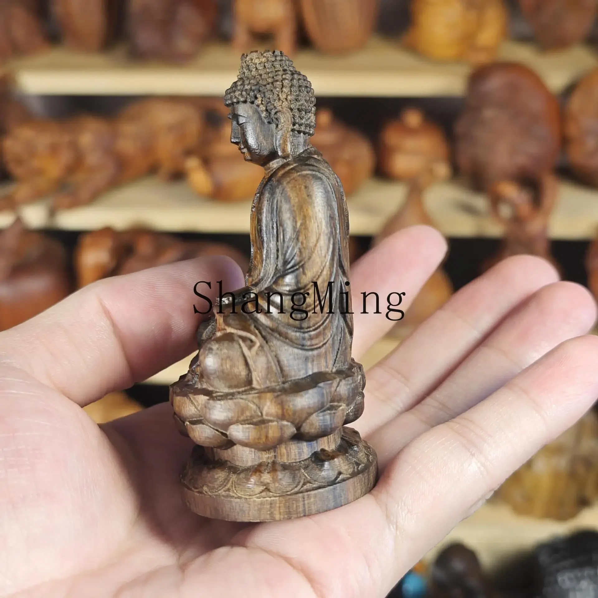 CLL8cm agarwood solid wood carving Buddha statue desktop home big day Tathagata ornament Wenwan carving
CLL8cm agarwood solid wood carving Buddha statue desktop home big day Tathagata ornament Wenwan carving