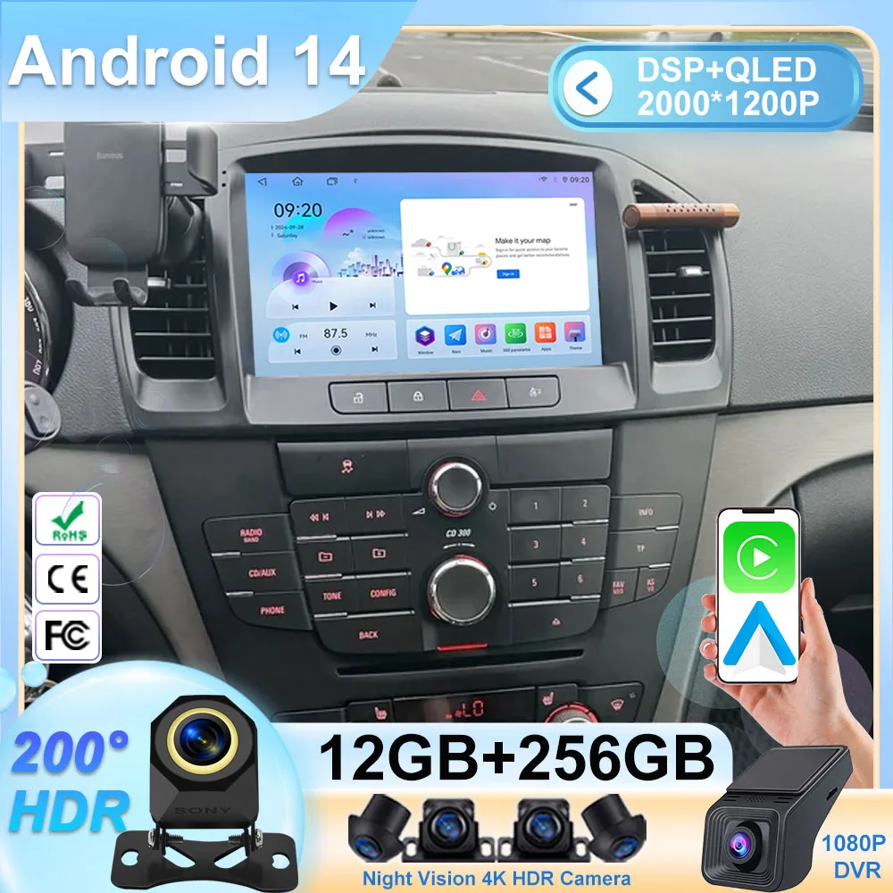 Car Radio Carplay Android 14 For Opel Insignia 2008 - 2012 For Buick Regal 2009 - 2013 Navigation GPS Stereo 4G Wifi No 2din DVD
Car Radio Carplay Android 14 For Opel Insignia 2008 - 2012 For Buick Regal 2009 - 2013 Navigation GPS Stereo 4G Wifi No 2din DVD