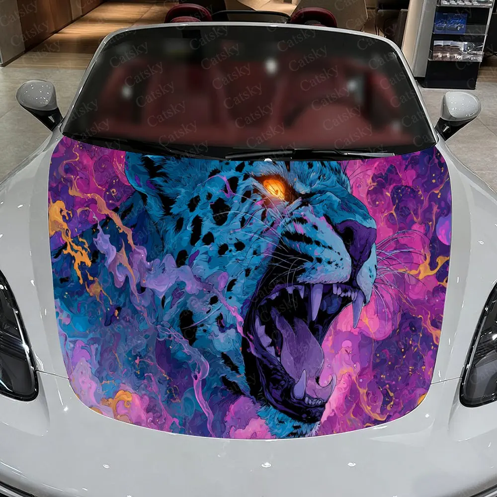Awesome Fiery Leopard Car Hood Stickers - Self-Adhesive, Waterproof and Durable Vinyl Wrap, Decorate And Protect Your Car - The
Awesome Fiery Leopard Car Hood Stickers - Self-Adhesive, Waterproof and Durable Vinyl Wrap, Decorate And Protect Your Car - The