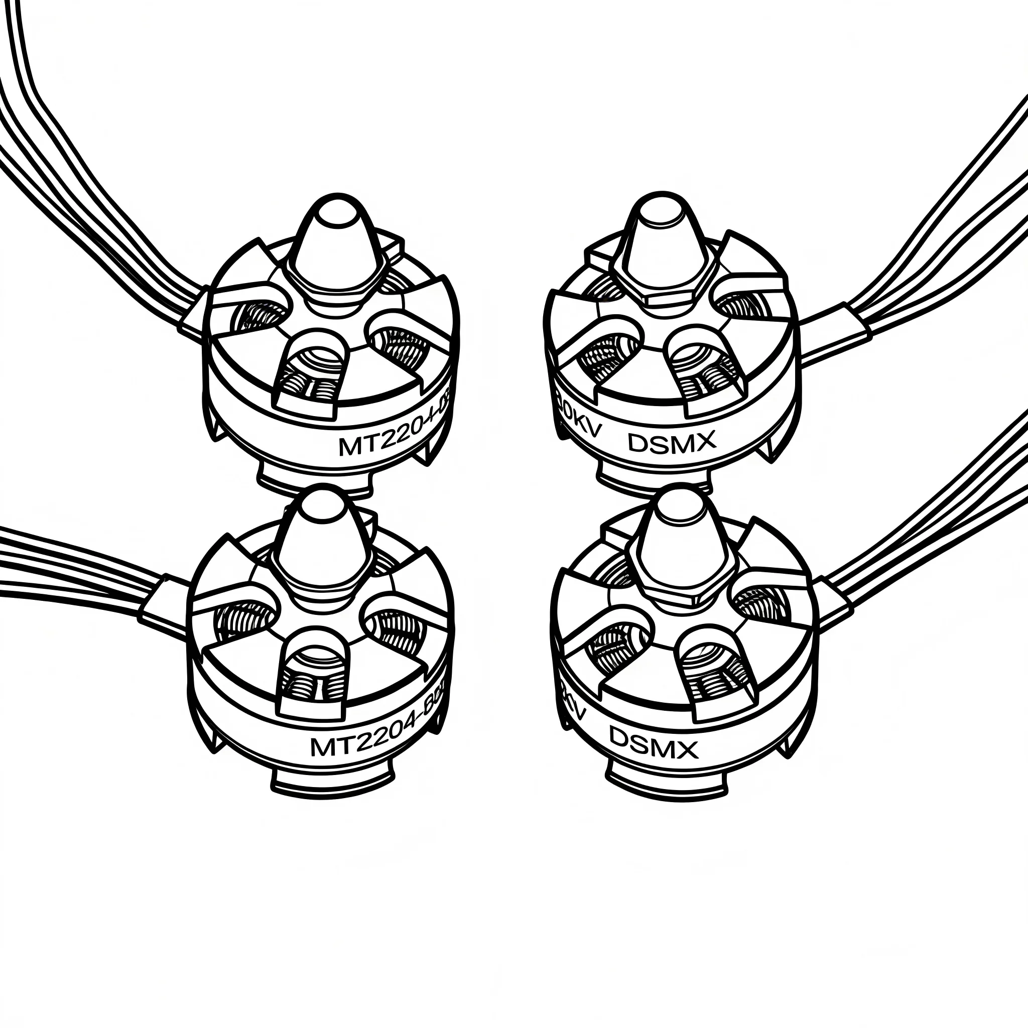 Rctosky CW / CCW MT2204 2204 2300KV Brushless Motor Quadcopter 250 QAV250 for Mini 210 250 280MM Four axis aircraft FPV
Rctosky CW / CCW MT2204 2204 2300KV Brushless Motor Quadcopter 250 QAV250 for Mini 210 250 280MM Four axis aircraft FPV