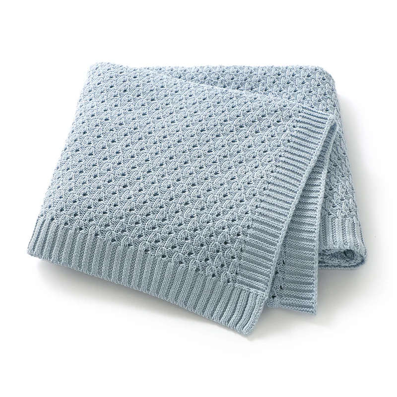 Cotton Baby Blankets Breathable Knitted Newborn Boys Girls Stroller Bassinet Swaddle Wrap Plaid 100*80cm Infant Receiving Quilts
Cotton Baby Blankets Breathable Knitted Newborn Boys Girls Stroller Bassinet Swaddle Wrap Plaid 100*80cm Infant Receiving Quilts