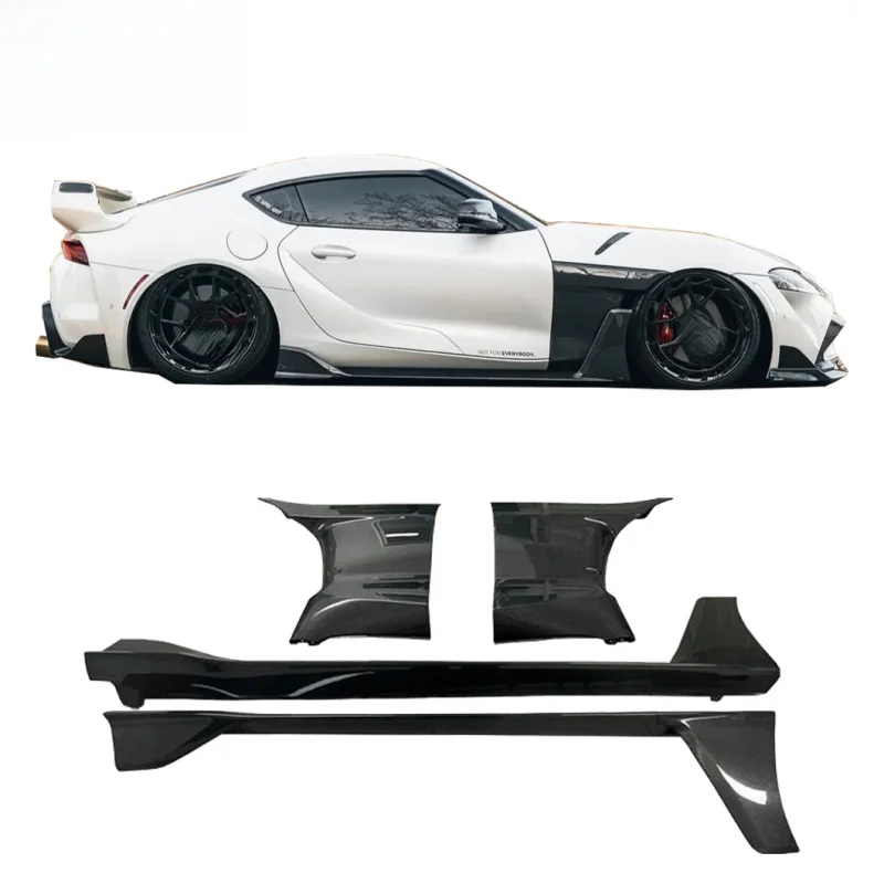 High Quality AD-V2 Style Dry Carbon Fiber Side Skirts For Toyota GR Supra A90 A91 MK5 2019+ PU Optional Car Side Body Kit
High Quality AD-V2 Style Dry Carbon Fiber Side Skirts For Toyota GR Supra A90 A91 MK5 2019+ PU Optional Car Side Body Kit