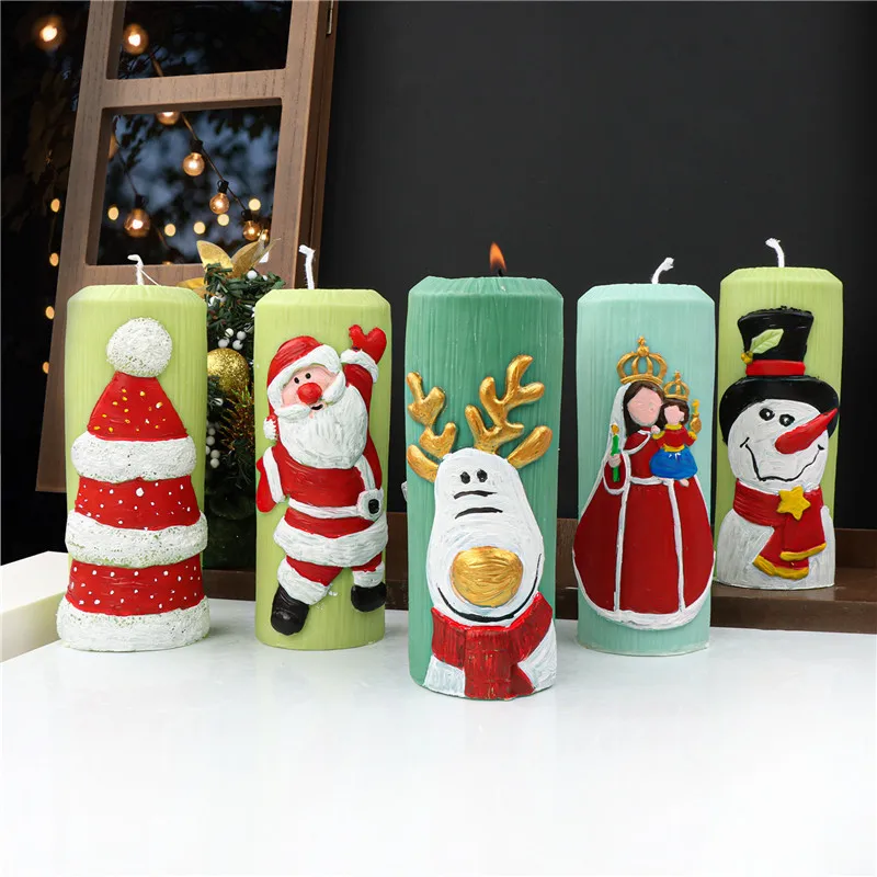 Christmas Element Silicone Candle Mold for DIY Aromatherapy Candle Plaster Ornaments Soap Epoxy Resin Mould Handicrafts Making
Christmas Element Silicone Candle Mold for DIY Aromatherapy Candle Plaster Ornaments Soap Epoxy Resin Mould Handicrafts Making