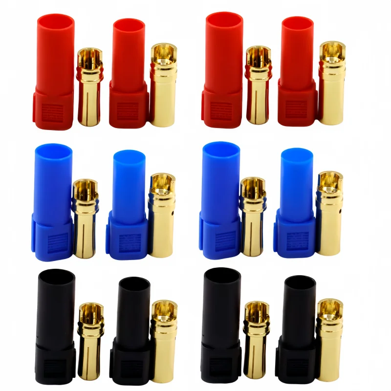 AMASS XT150 Connector Adapter 6mm Male/Female Gold-plated Plug High Rated Amps For RC LiPo Battery
AMASS XT150 Connector Adapter 6mm Male/Female Gold-plated Plug High Rated Amps For RC LiPo Battery