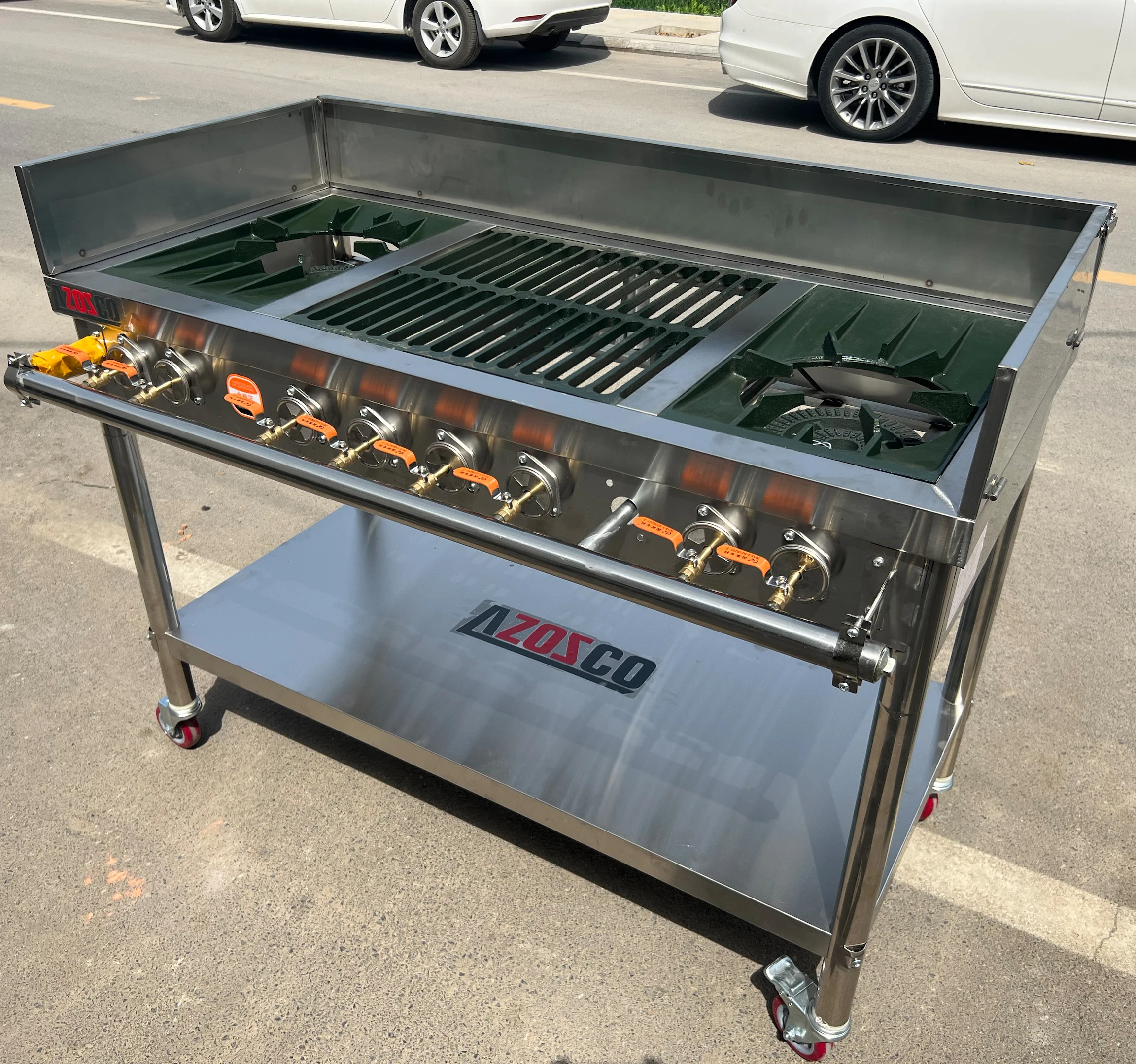 Sales Promotion / Assembling 6 Flat Burner Gas Wok Stove
Sales Promotion / Assembling 6 Flat Burner Gas Wok Stove