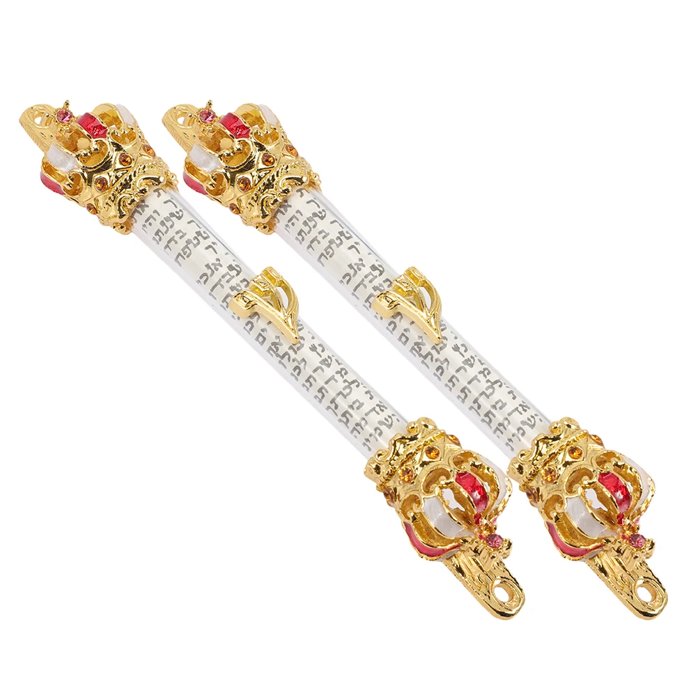2pcs Metal Mezuzah For Door Religious Holiday Present Home Decoration Blessing Scroll Sacred Inscription Church Bedroom Study
2pcs Metal Mezuzah For Door Religious Holiday Present Home Decoration Blessing Scroll Sacred Inscription Church Bedroom Study