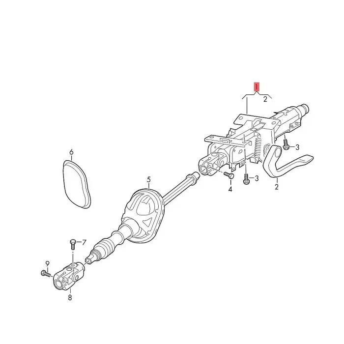 Hot Sales 1ED419512E steering column Mechanicali adjustable For ID4 ID6 Q4 e-tron Q5 e-tron
Hot Sales 1ED419512E steering column Mechanicali adjustable For ID4 ID6 Q4 e-tron Q5 e-tron