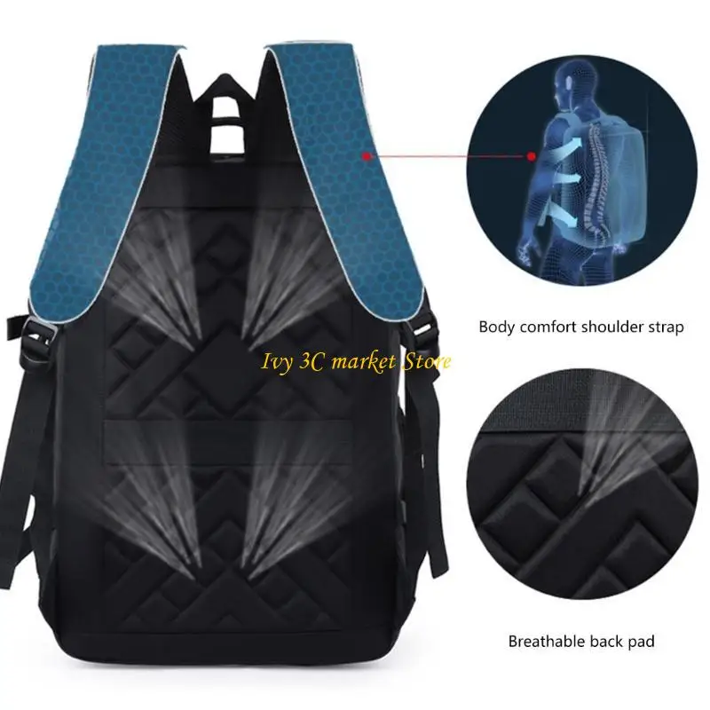 D7YC Laptop Backpack Travel Water Resistant College Backpack with USB Charging Port for Men Women Laptop Business Briefcases
D7YC Laptop Backpack Travel Water Resistant College Backpack with USB Charging Port for Men Women Laptop Business Briefcases