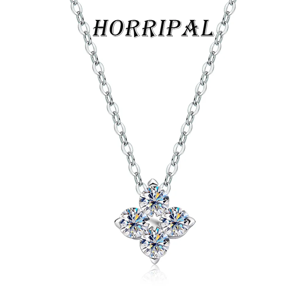 HORRIPAL D VVS1 Moissanite Pandent Necklace for Women GRA Certified 925 sterling Silver Lucky Fashion Dainty Banquet Jewelry
HORRIPAL D VVS1 Moissanite Pandent Necklace for Women GRA Certified 925 sterling Silver Lucky Fashion Dainty Banquet Jewelry