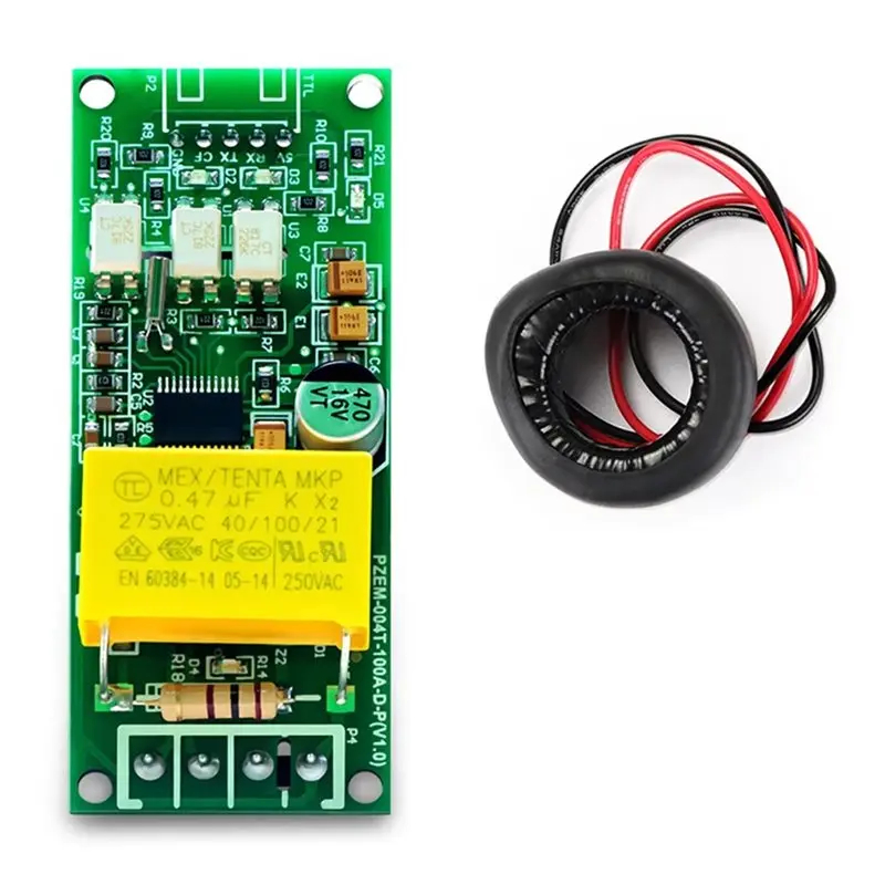 AA76-PZEM-004T AC Digital Meter Voltmeter Ammeter Wattmeter Power Frequency Test Module TTL Serial Interface Pin Array Version C