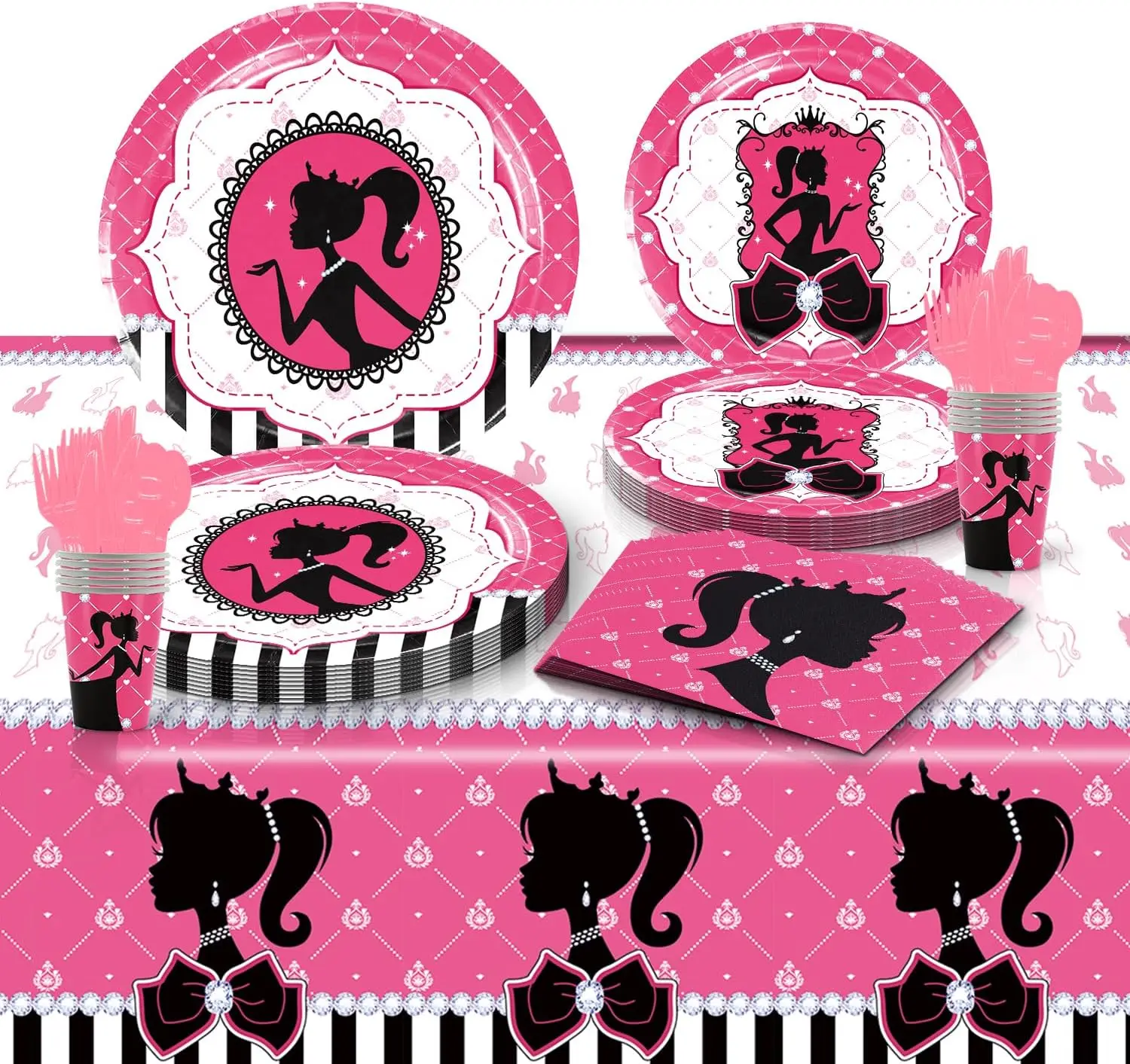 Barbie Birthday Decorations Tableware Set Cup Plate Balloons Plate Cup Banner Baby Shower Kids Girls Party Event Supplies Gift
Barbie Birthday Decorations Tableware Set Cup Plate Balloons Plate Cup Banner Baby Shower Kids Girls Party Event Supplies Gift