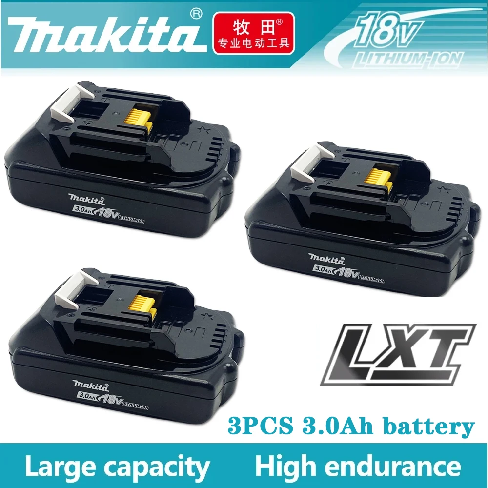 Makita 18V Power Tools Battery 3.0Ah Rechargeable Battery ,For Makita BL1830 BL1830B BL1840 BL1840B BL1850 BL1850B
Makita 18V Power Tools Battery 3.0Ah Rechargeable Battery ,For Makita BL1830 BL1830B BL1840 BL1840B BL1850 BL1850B