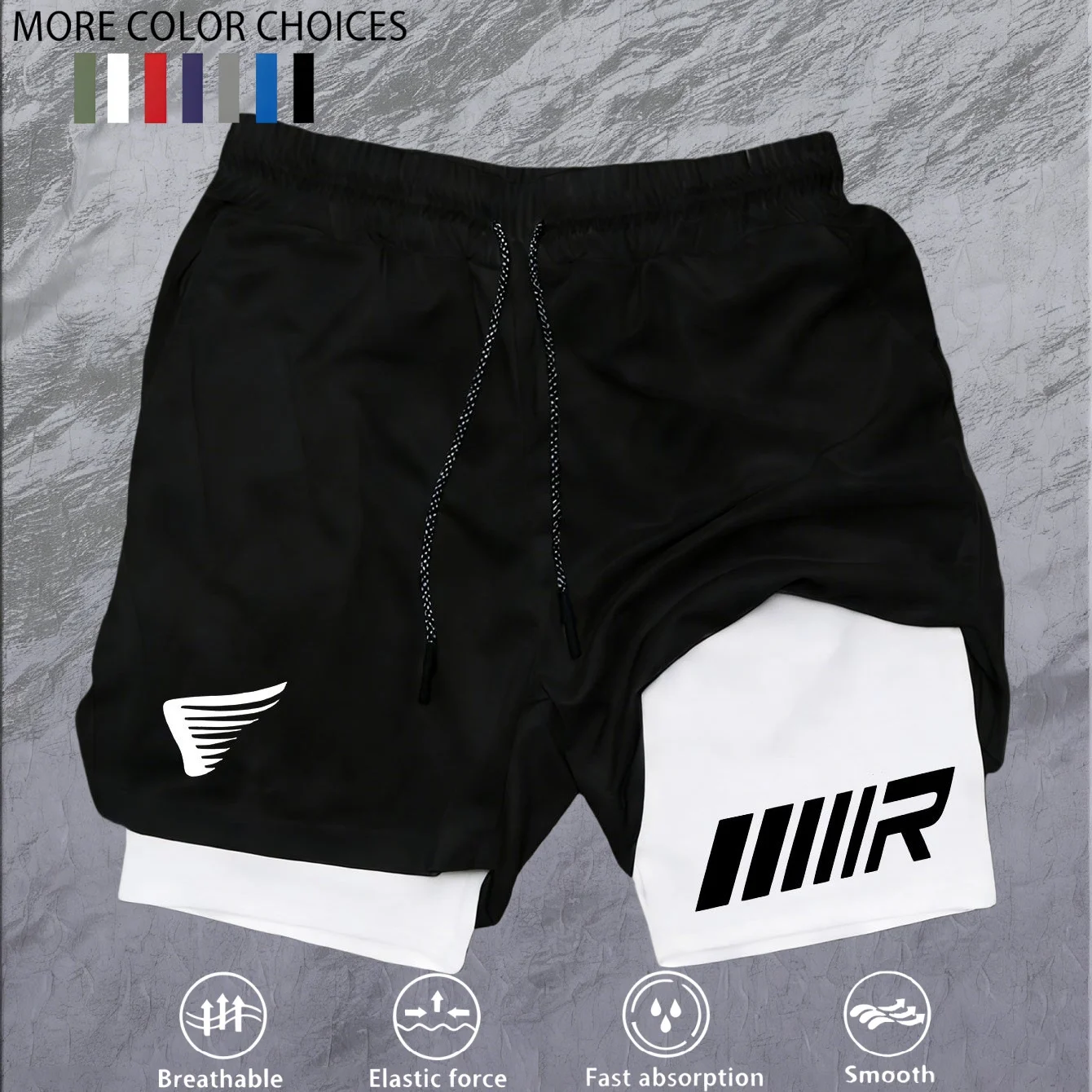 Simple Letter 2-in-1 Running Short Suitable for Men's Fitness Leggings with Phone Pocket for Summer Sports Pants High Elasticity
Simple Letter 2-in-1 Running Short Suitable for Men's Fitness Leggings with Phone Pocket for Summer Sports Pants High Elasticity