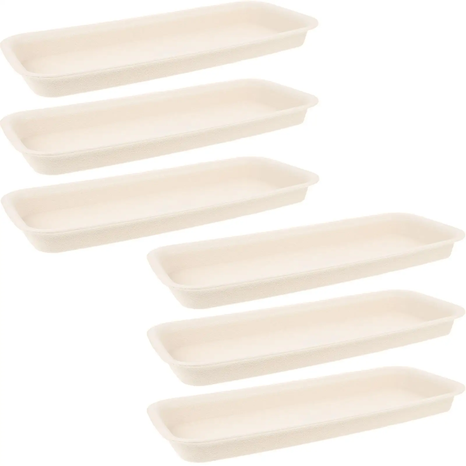 6pcs Flower Pot Tray Rectangular Leak Proof 340 Beige 29.5x11cm PP Material Durable Planter Saucer Reusable Soil Protection Easy
6pcs Flower Pot Tray Rectangular Leak Proof 340 Beige 29.5x11cm PP Material Durable Planter Saucer Reusable Soil Protection Easy