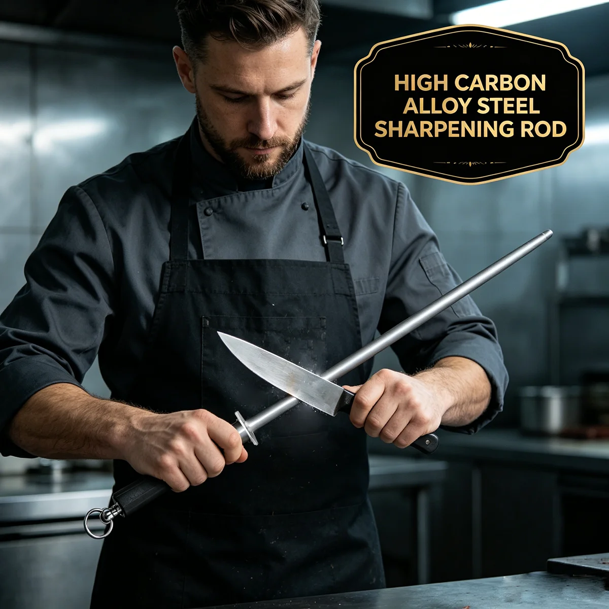 Honing Rod Knife Sharpener Professional Portable Polishing Steel Sharpening Rod Kitchen Tool Sharpening Rod Stick Home Tool
Honing Rod Knife Sharpener Professional Portable Polishing Steel Sharpening Rod Kitchen Tool Sharpening Rod Stick Home Tool