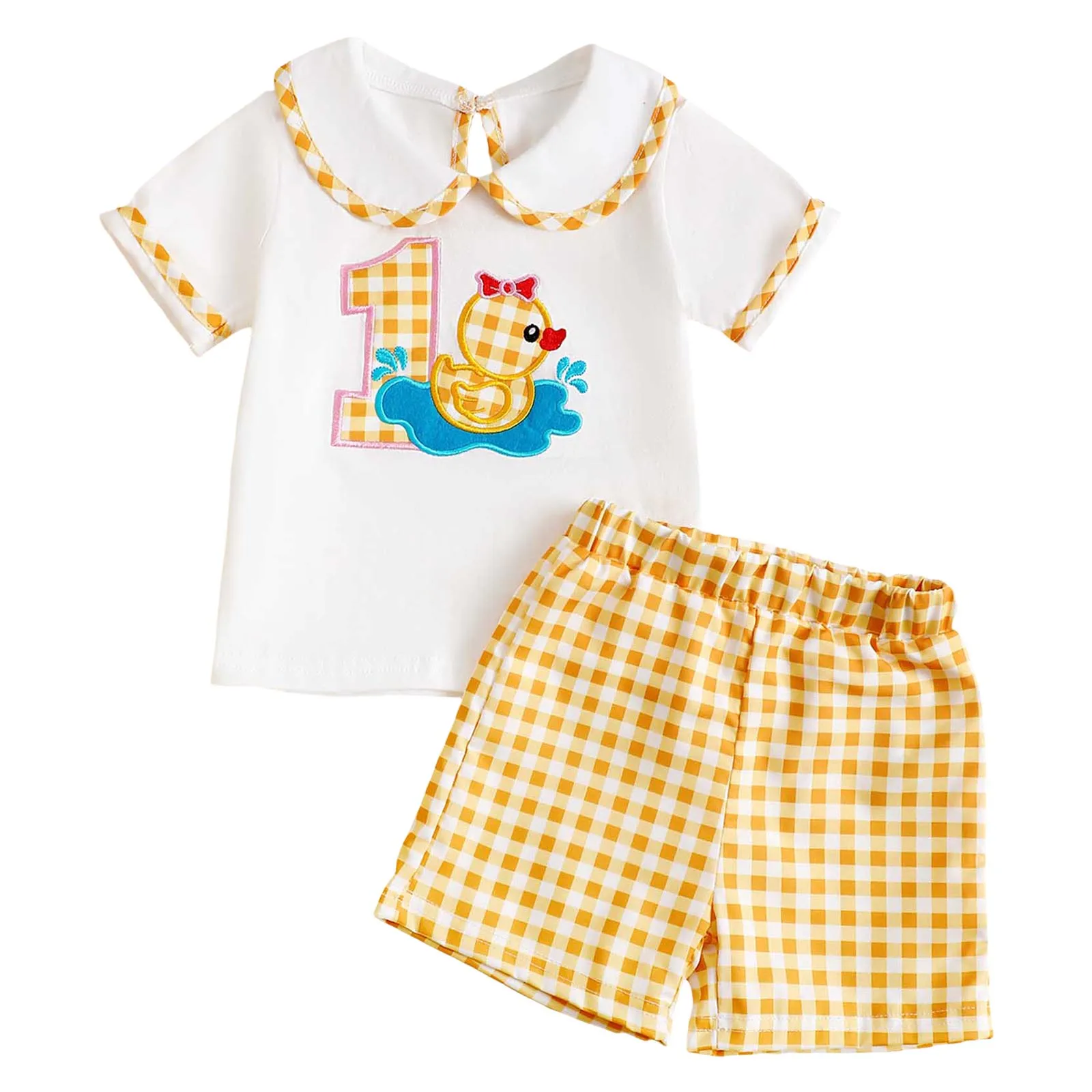 Girls Cropped Pants Baby Girl First Birthday Outfit 1st Short Sleeve Romper Cute Shorts Set One Year Birthday Born Baby Clothes
Girls Cropped Pants Baby Girl First Birthday Outfit 1st Short Sleeve Romper Cute Shorts Set One Year Birthday Born Baby Clothes