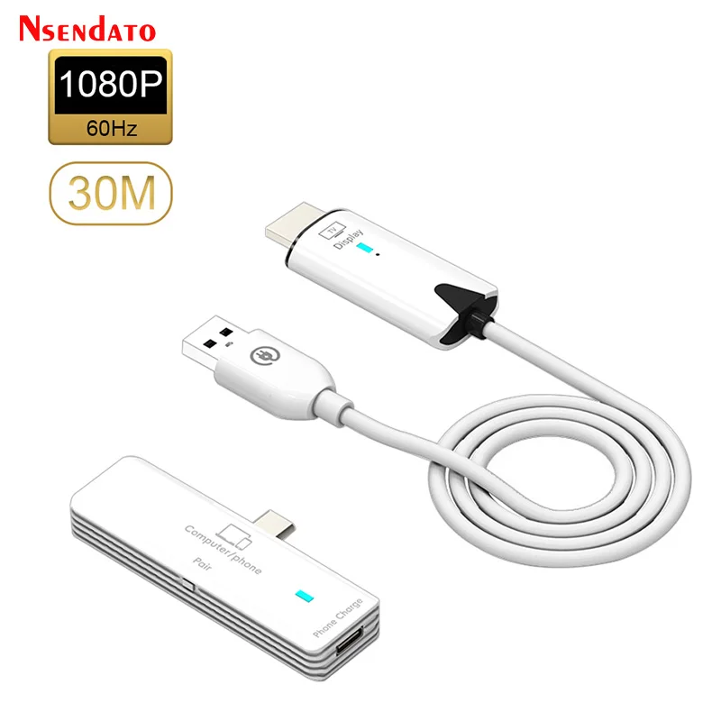 5.8G 30M Wireless HDMI Extender 1080P HDMI Video Transmitter Receiver Share screen Display TV Stick Dongle Adapter For TV PC
5.8G 30M Wireless HDMI Extender 1080P HDMI Video Transmitter Receiver Share screen Display TV Stick Dongle Adapter For TV PC