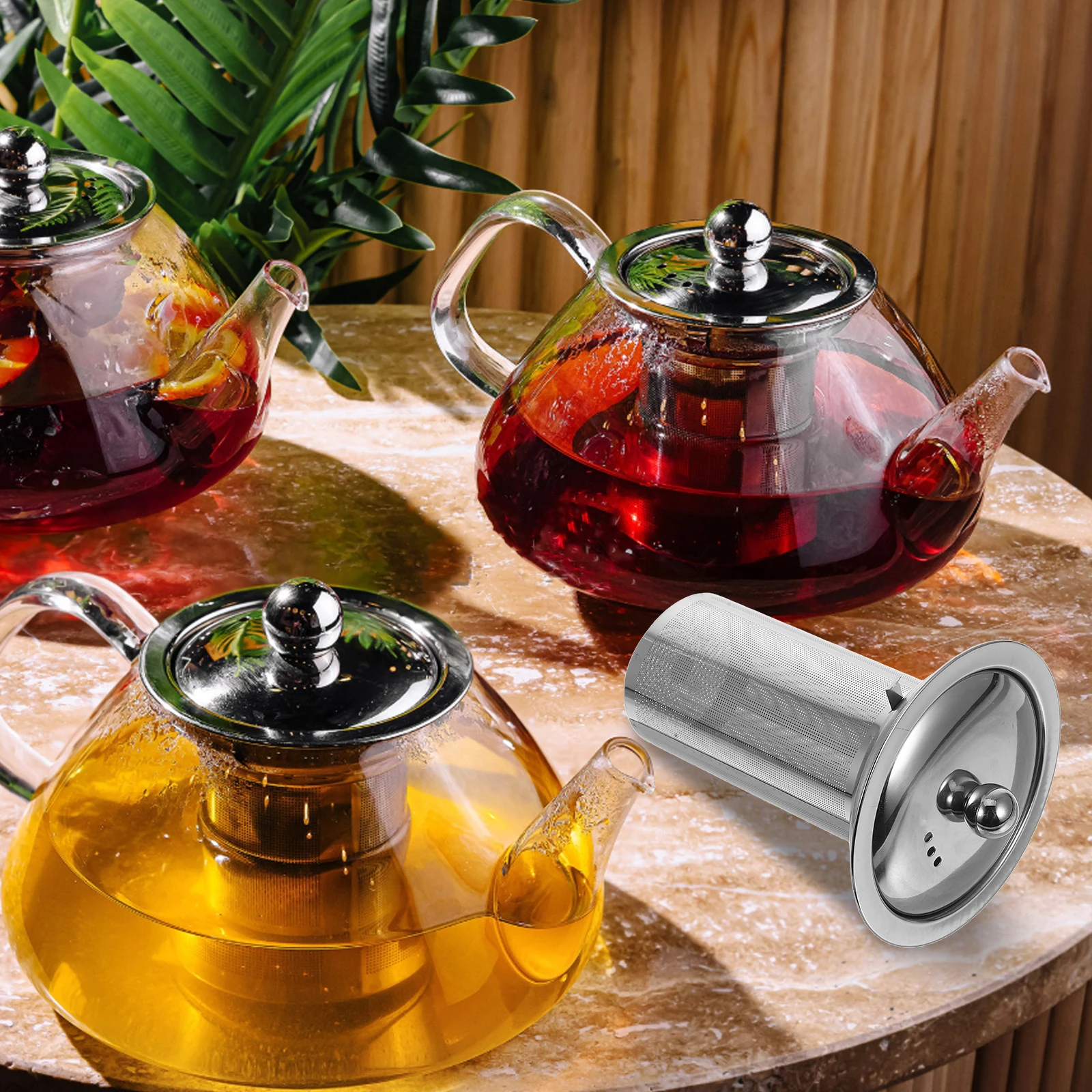 Ситечко для чая из нержавеющей стали 304, мелкая сетка, заварочный фильтр для стеклянного горшка, многоразовый портативный фильтр для кофе для дома и офиса 
Ситечко для чая из нержавеющей стали 304, мелкая сетка, заварочный фильтр для стеклянного горшка, многоразовый портативный фильтр для кофе для дома и офиса