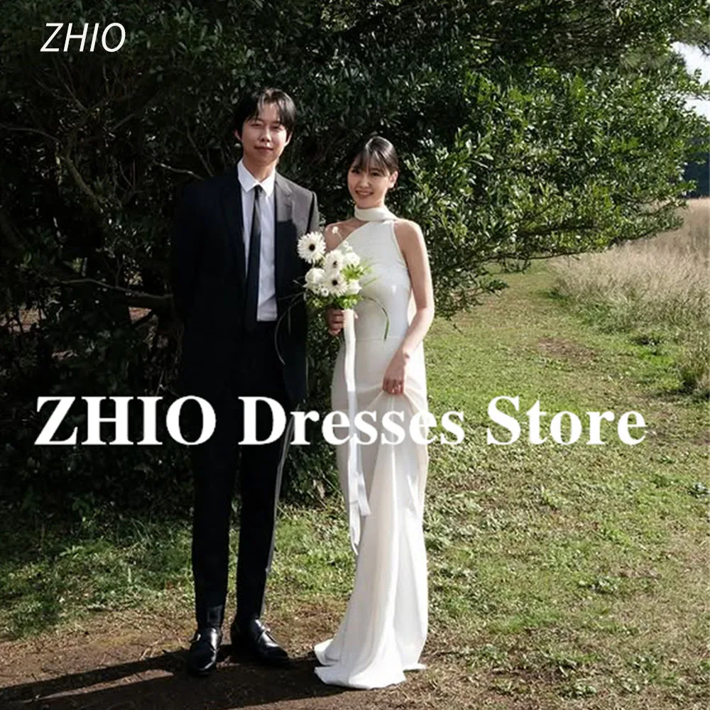 ZHIO Elegant Halter Backless Purify Satin Mermaid Wedding Dresses Korea Wedding Dress Photo Shoot Customized Formal Mariag 2025
ZHIO Elegant Halter Backless Purify Satin Mermaid Wedding Dresses Korea Wedding Dress Photo Shoot Customized Formal Mariag 2025
