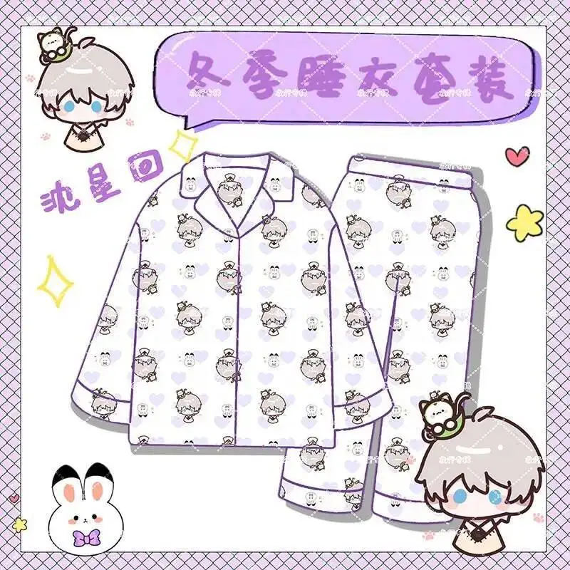 Anime GAME Love And Deepspace Caleb Cosplay Pamas Suit Cartoon Nightgown Leisure Wear Sleepwear Xmas
Anime GAME Love And Deepspace Caleb Cosplay Pamas Suit Cartoon Nightgown Leisure Wear Sleepwear Xmas
