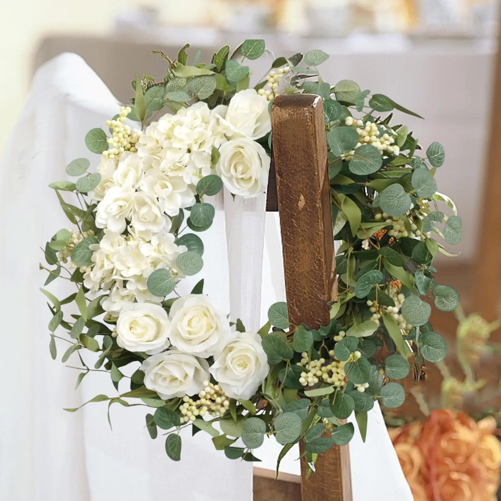 Silk Flower Wreath for Front Door Wall Fireplace Wedding Decor Autumn Farmhouse Holiday Ornaments
Silk Flower Wreath for Front Door Wall Fireplace Wedding Decor Autumn Farmhouse Holiday Ornaments