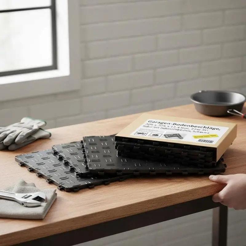 Modular Flooring Panels 12 x 12 x 0.53 inch 25 Pack For Garages Basements Repair Shops Double-Sided Texture Interlocking Design Plastic Material Black
Modular Flooring Panels 12 x 12 x 0.53 inch 25 Pack For Garages Basements Repair Shops Double-Sided Texture Interlocking Design Plastic Material Black