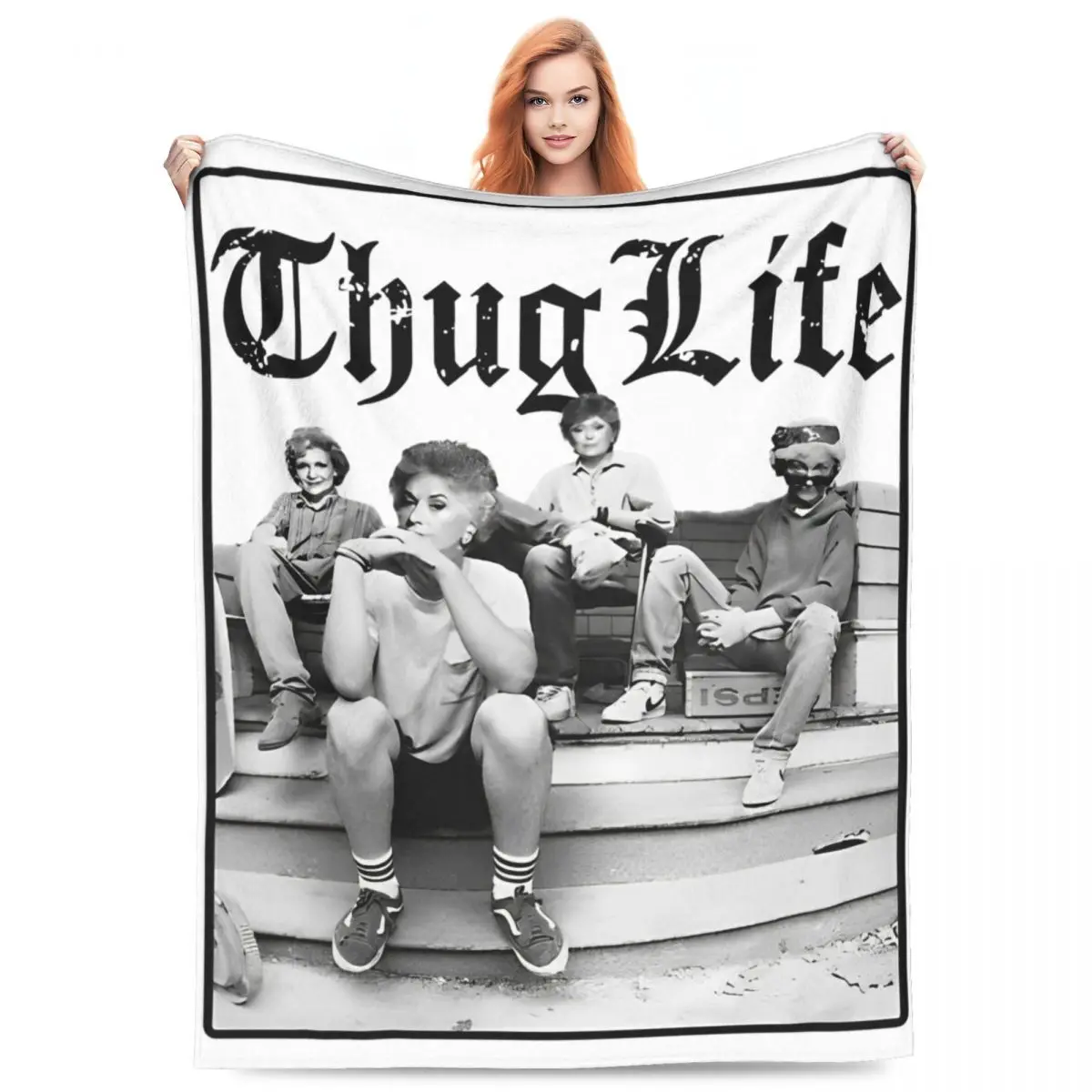 Флисовое одеяло The Golden Girls Thug Life, постельное белье 80-х, комедийные пледы, уютное ультра-мягкое покрывало для офиса
Флисовое одеяло The Golden Girls Thug Life, постельное белье 80-х, комедийные пледы, уютное ультра-мягкое покрывало для офиса