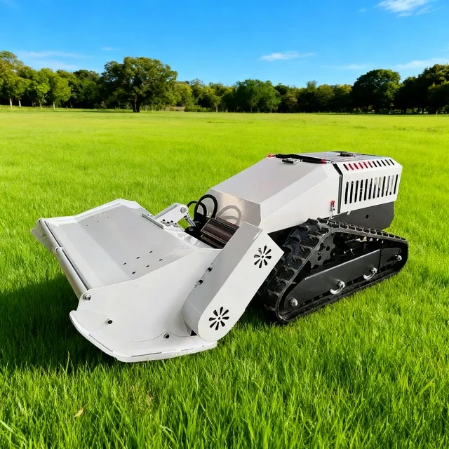 Новая гусеничная сельскохозяйственная косилка с дистанционным управлением
Новая гусеничная сельскохозяйственная косилка с дистанционным управлением