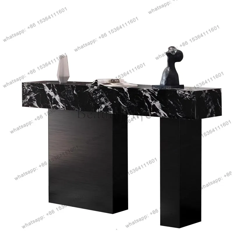 Modern minimalist high-end entrance table against the wall strip case strip Italian light luxury household
Modern minimalist high-end entrance table against the wall strip case strip Italian light luxury household