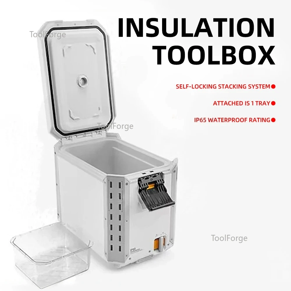 Stackable Insulated Box Automatic Locking Thermal insulation toolbox TB-B1-C-60C Outdoor Stacked incubator
Stackable Insulated Box Automatic Locking Thermal insulation toolbox TB-B1-C-60C Outdoor Stacked incubator