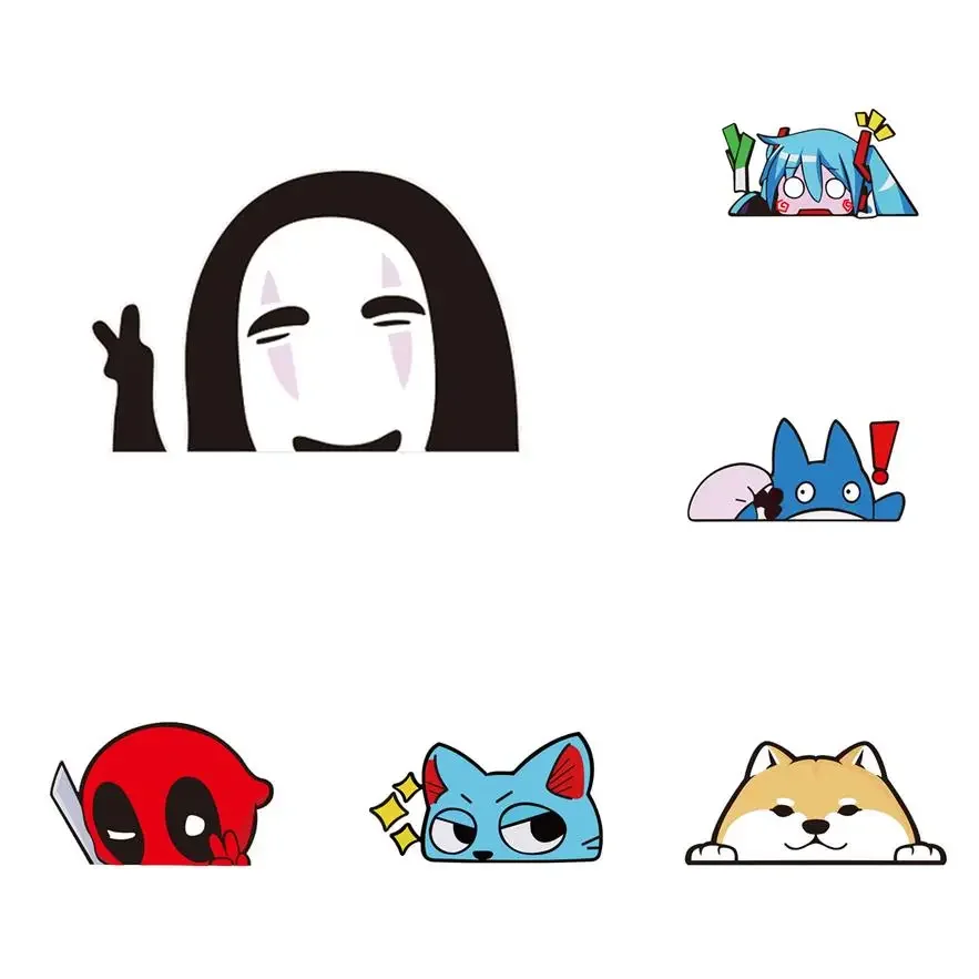 Cartoon Window Car Stickers Vinyl Peeping Decal Anime Auto Tuning Car Styling PVC Waterproof Car Accessories
Cartoon Window Car Stickers Vinyl Peeping Decal Anime Auto Tuning Car Styling PVC Waterproof Car Accessories