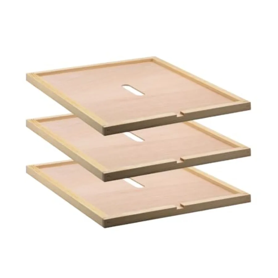 Pcs Beehive Inner Cover for 10 Frame Bee Hive Box, Durable Wooden Insulation Ventilation Inner Cover with Feeding Hole for Beek
Pcs Beehive Inner Cover for 10 Frame Bee Hive Box, Durable Wooden Insulation Ventilation Inner Cover with Feeding Hole for Beek