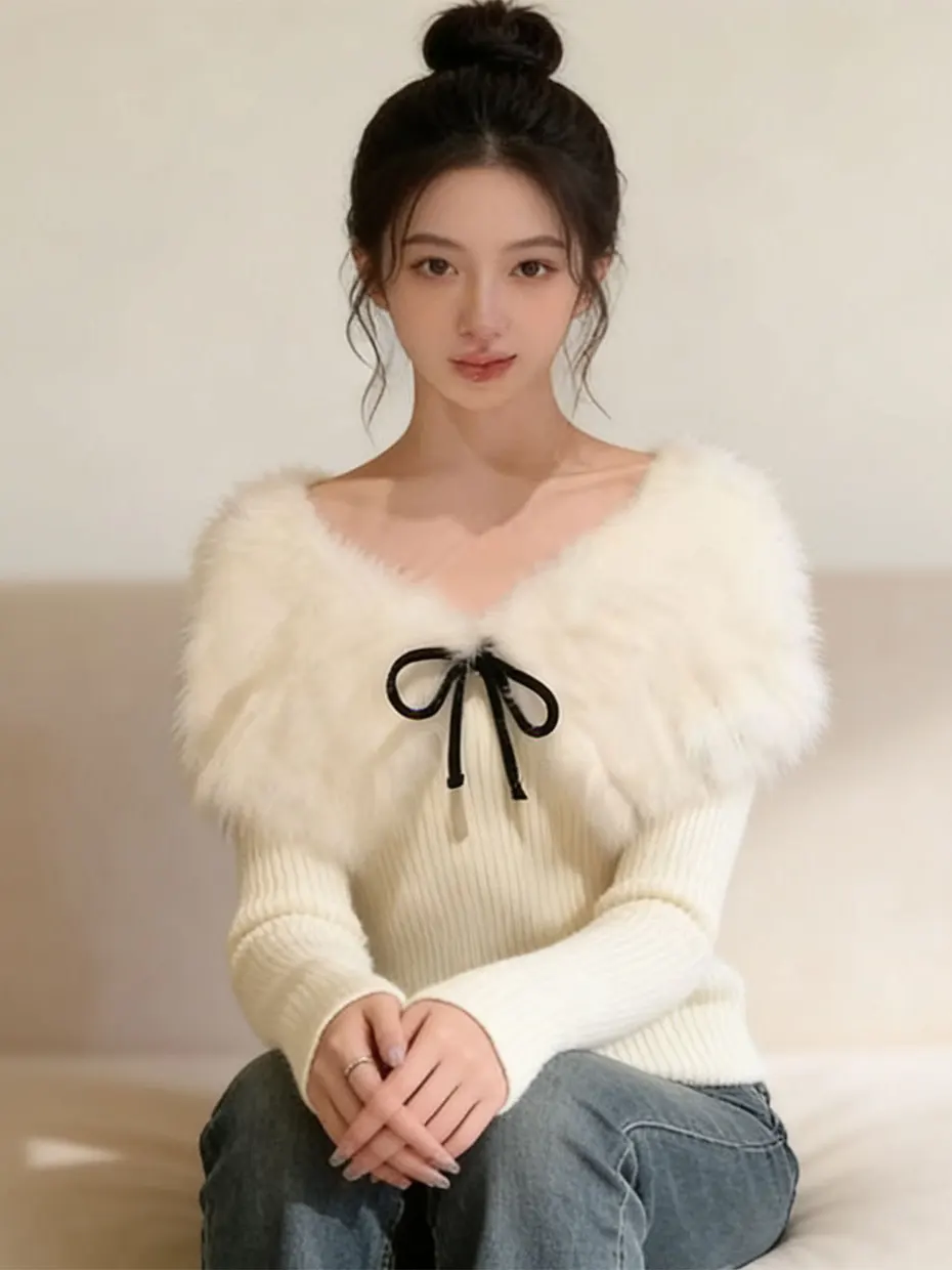 Unique Beautiful White Knitted Shirt Stand Collar Inner Wear Anti-Aging Attractive Winter Fashion Korean Style Polyester Fiber
Unique Beautiful White Knitted Shirt Stand Collar Inner Wear Anti-Aging Attractive Winter Fashion Korean Style Polyester Fiber