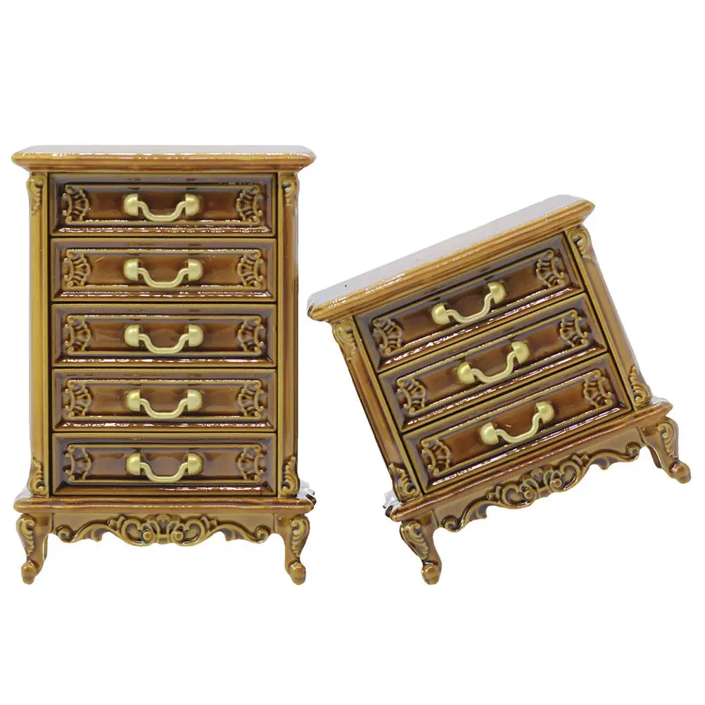2Pcs Miniature Retro Plastic Cabinets 1 16 Scale Tiny House Furniture Accessories Compact Bedside Table for Mini House
2Pcs Miniature Retro Plastic Cabinets 1 16 Scale Tiny House Furniture Accessories Compact Bedside Table for Mini House