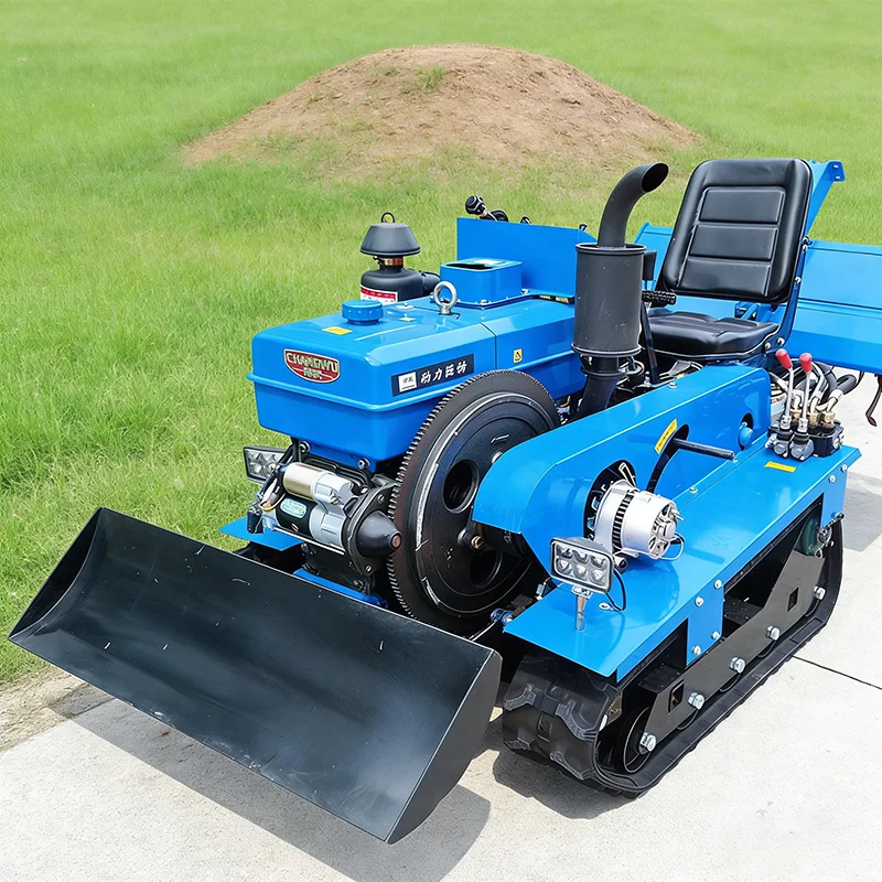 Customized Full Terrain Small Diesel Micro Tiller, Multi Scene Agricultural Plowing Machine with Crawler Tractor
Customized Full Terrain Small Diesel Micro Tiller, Multi Scene Agricultural Plowing Machine with Crawler Tractor