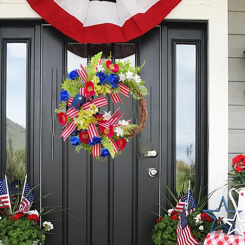 Patriotic Wreath Outdoor Red White Blue Garland Red White Blue Flag Outdoor Patriotic Wreath For Porch Wall Home Outside Holiday
Patriotic Wreath Outdoor Red White Blue Garland Red White Blue Flag Outdoor Patriotic Wreath For Porch Wall Home Outside Holiday