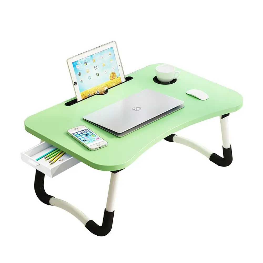 Laptop Desk with Storage Drawer, Holders for Cup and Tablet, Laptop Bed Tray Table with Foldable Legs, Laptop Bed Stand, Portab
Laptop Desk with Storage Drawer, Holders for Cup and Tablet, Laptop Bed Tray Table with Foldable Legs, Laptop Bed Stand, Portab