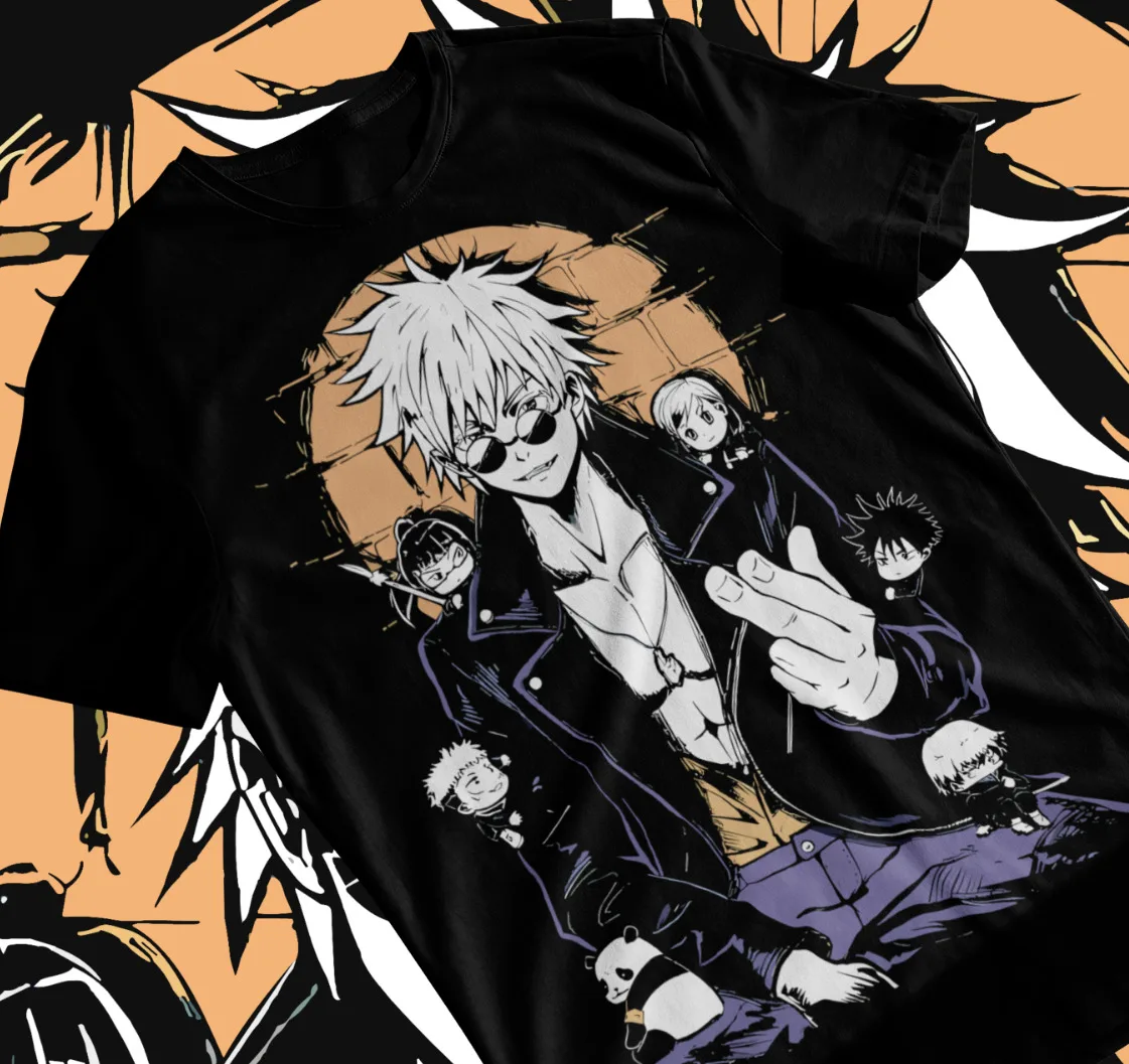Gojo Satoru T-Shirt Jujutsu Kaisen Sukuna Megumi Itadori Gift Shirt Soft Tee
Gojo Satoru T-Shirt Jujutsu Kaisen Sukuna Megumi Itadori Gift Shirt Soft Tee