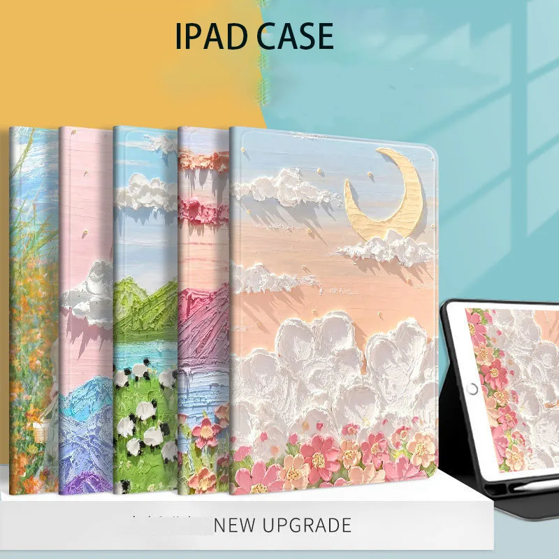 For iPad Air 5 4 Case 2020 Mini 6 5 4 Pro 11 9th 8th Generation Cover For iPad Air 2 3 4 10.9 Cute Oil Painting Protective Case
For iPad Air 5 4 Case 2020 Mini 6 5 4 Pro 11 9th 8th Generation Cover For iPad Air 2 3 4 10.9 Cute Oil Painting Protective Case
